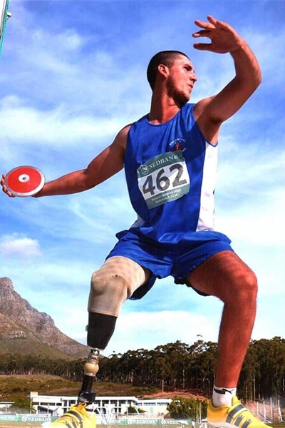 Atleet op pad na Statebondspele
